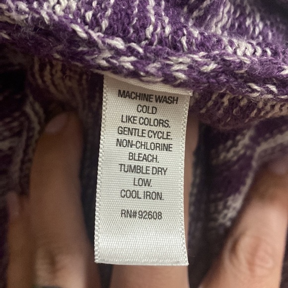 Passports Knit Open Cardigan With Pockets. Size Medium 8/10 - Picture 3 of 4